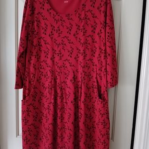 NorthStyle Red & Black Dress